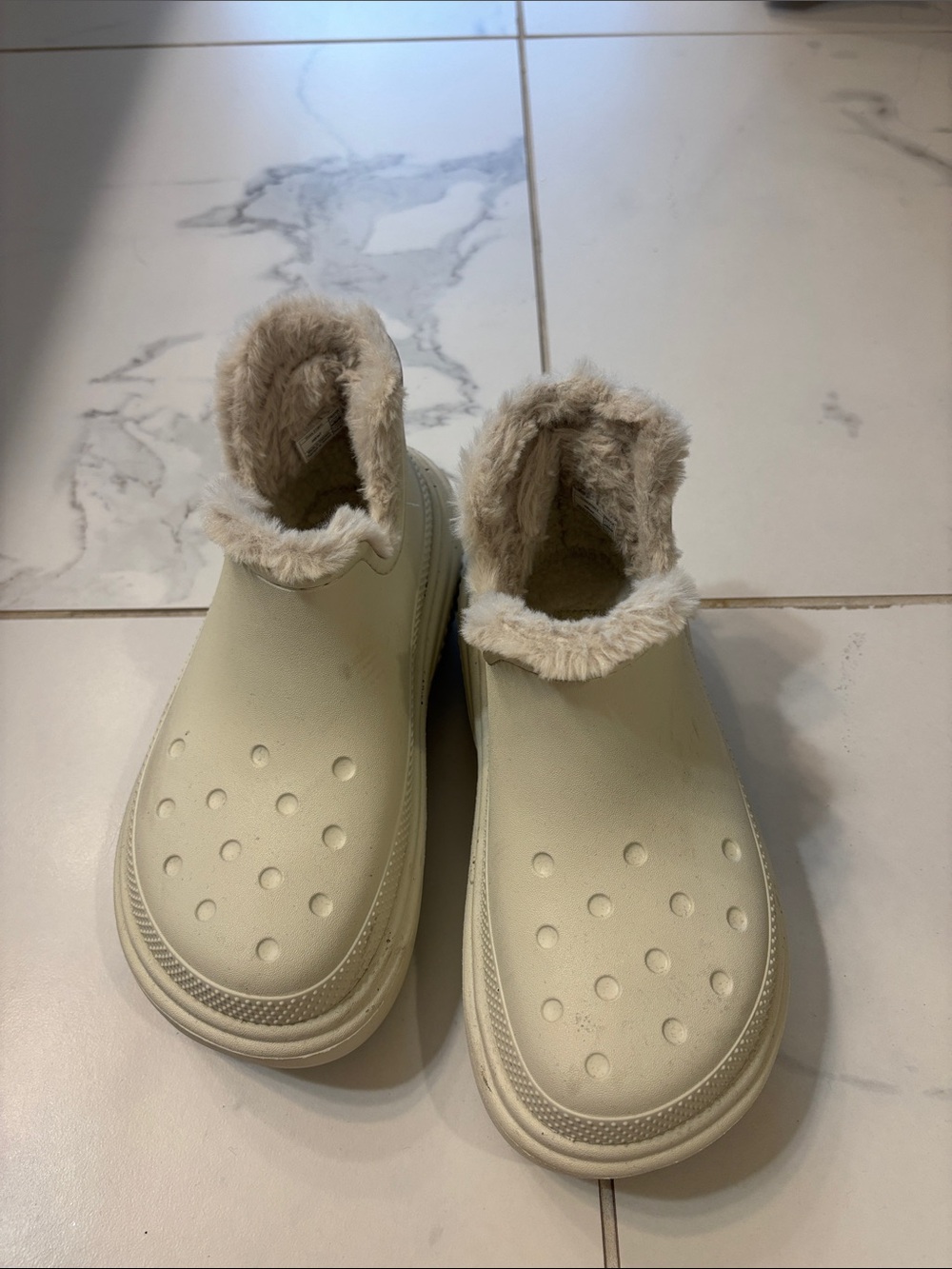 Crocs platform boot